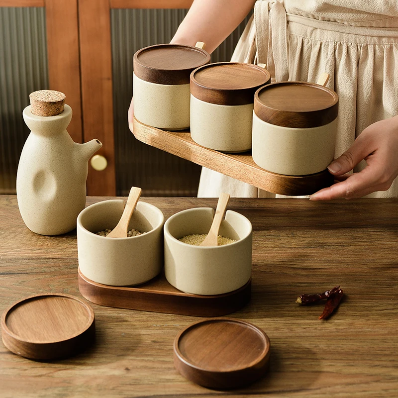 Food Storage Containers Xl - Modern Keramik Bumbu Jar Set Gula