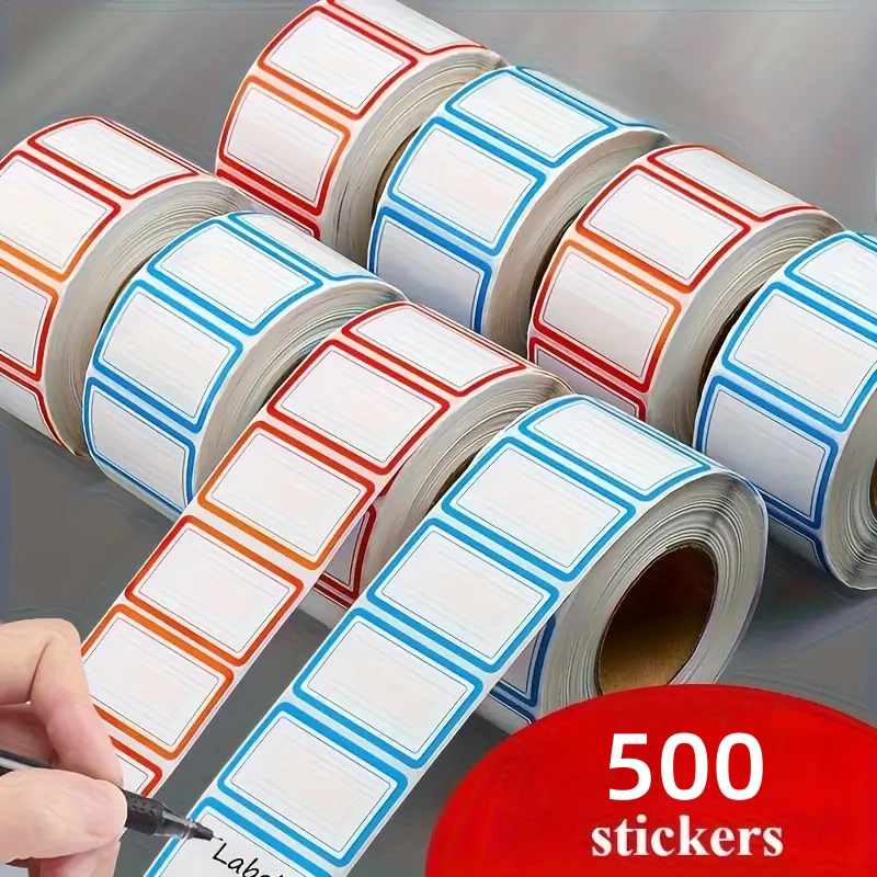 Food Storage Canister - 500 Buah Stiker Label Beku Tanpa