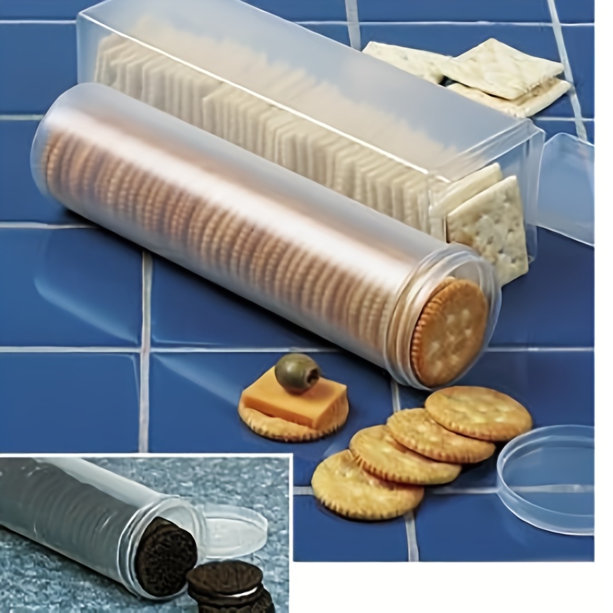 Food Storage Jars Plastic - Wadah Penyimpanan Makanan Persegi Panjang Transparan
