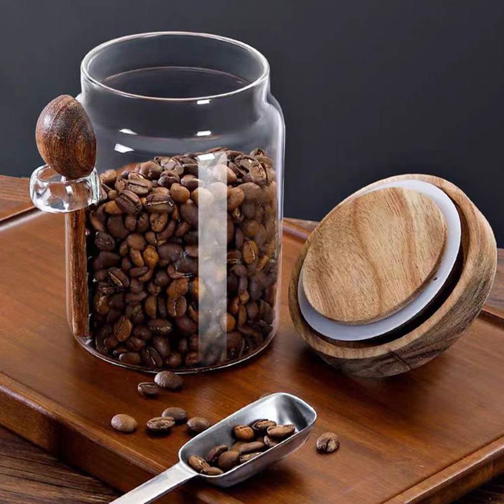 Food Storage Jars Plastic - Stoples Penyimpanan Makanan Kaca Transparan dengan