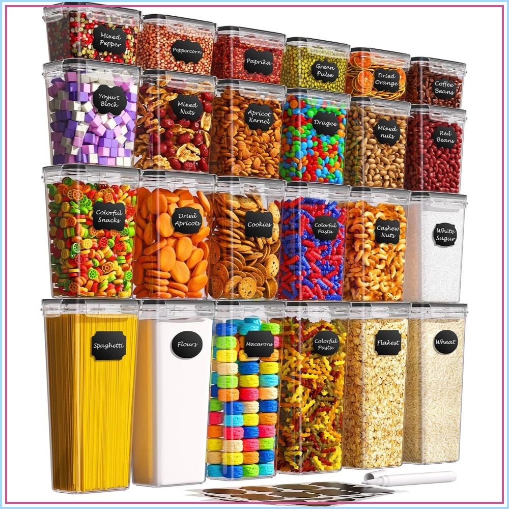 Food Storage Canister - 24 PCS Wadah Penyimpanan Makanan Kedap