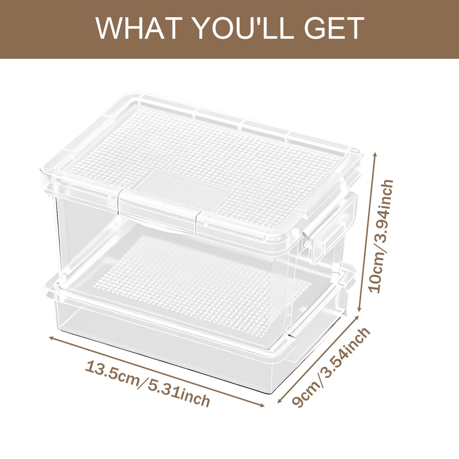 Food Storage Plastic Boxes - Kotak Pemberian Makan Kura-Kura Plastik, Kotak