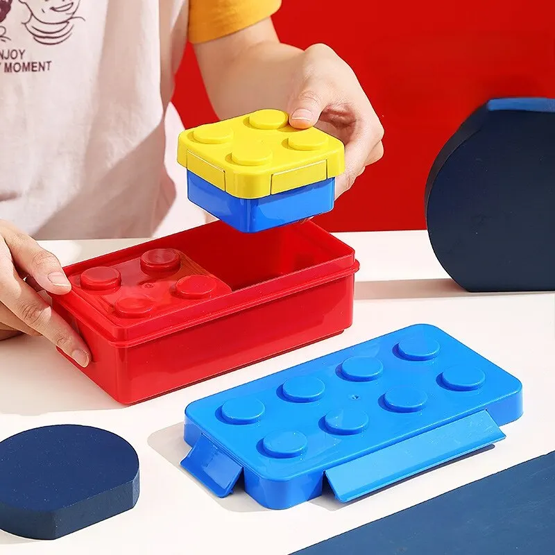 Food Storage Building - Kotak makan siang blok bangunan DIY