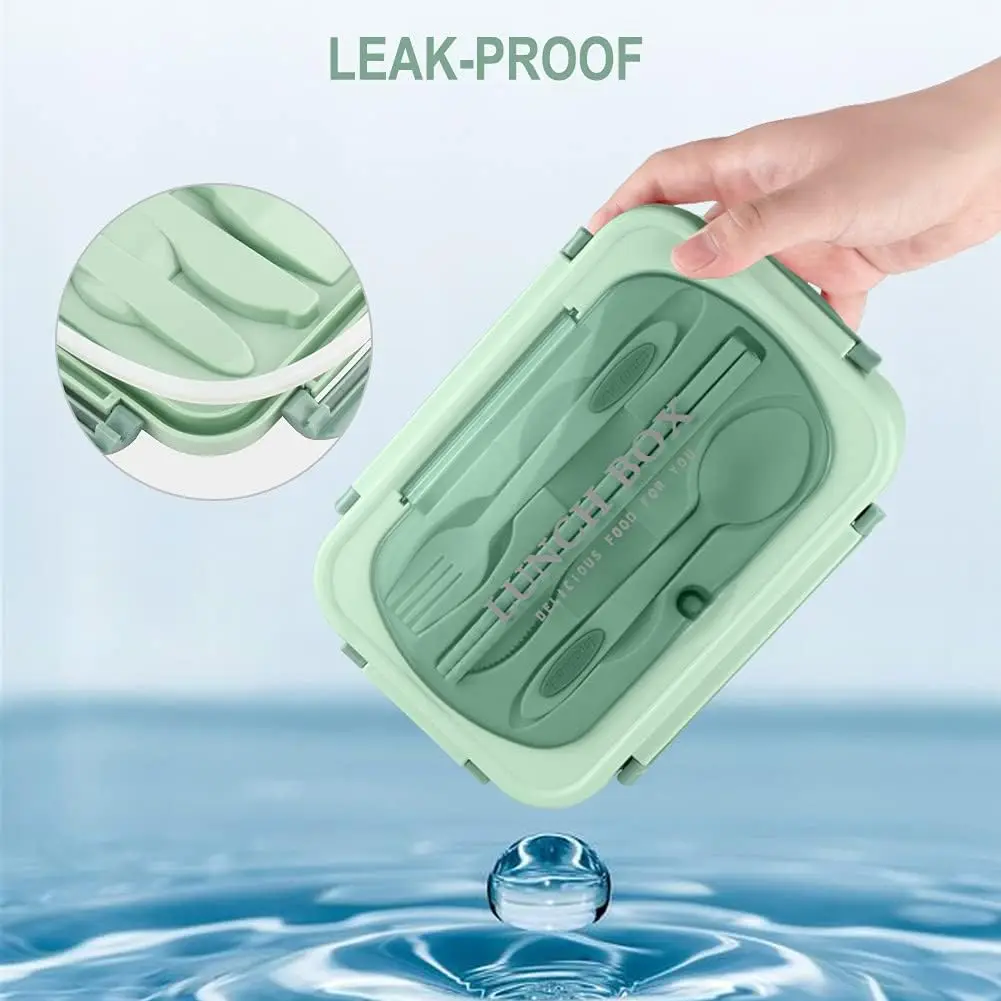 Kotak Makan Siang Bento 1200ML - Food Storage Safety ulasan dan harga