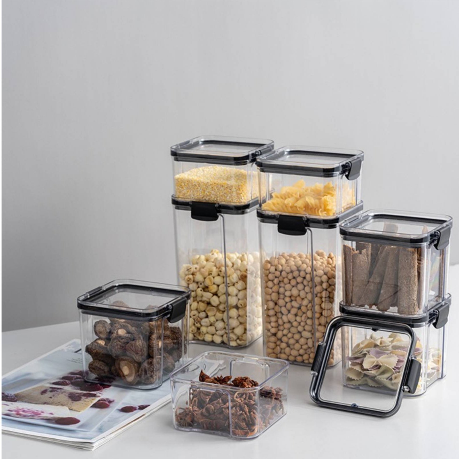 Wadah Penyimpanan Makanan Keda - Food Storage Jars Plastic ulasan dan harga