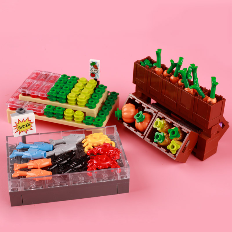 Blok Bangunan Supermarket MOC  - Food Storage Building ulasan dan harga