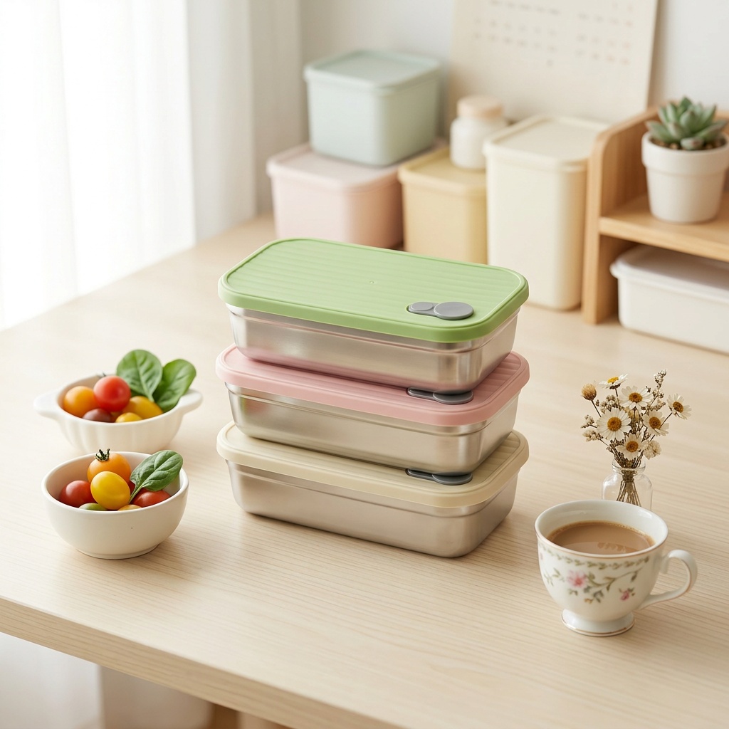 Kotak Bento Stainless Steel, K - Food Storage 30 Years ulasan dan harga