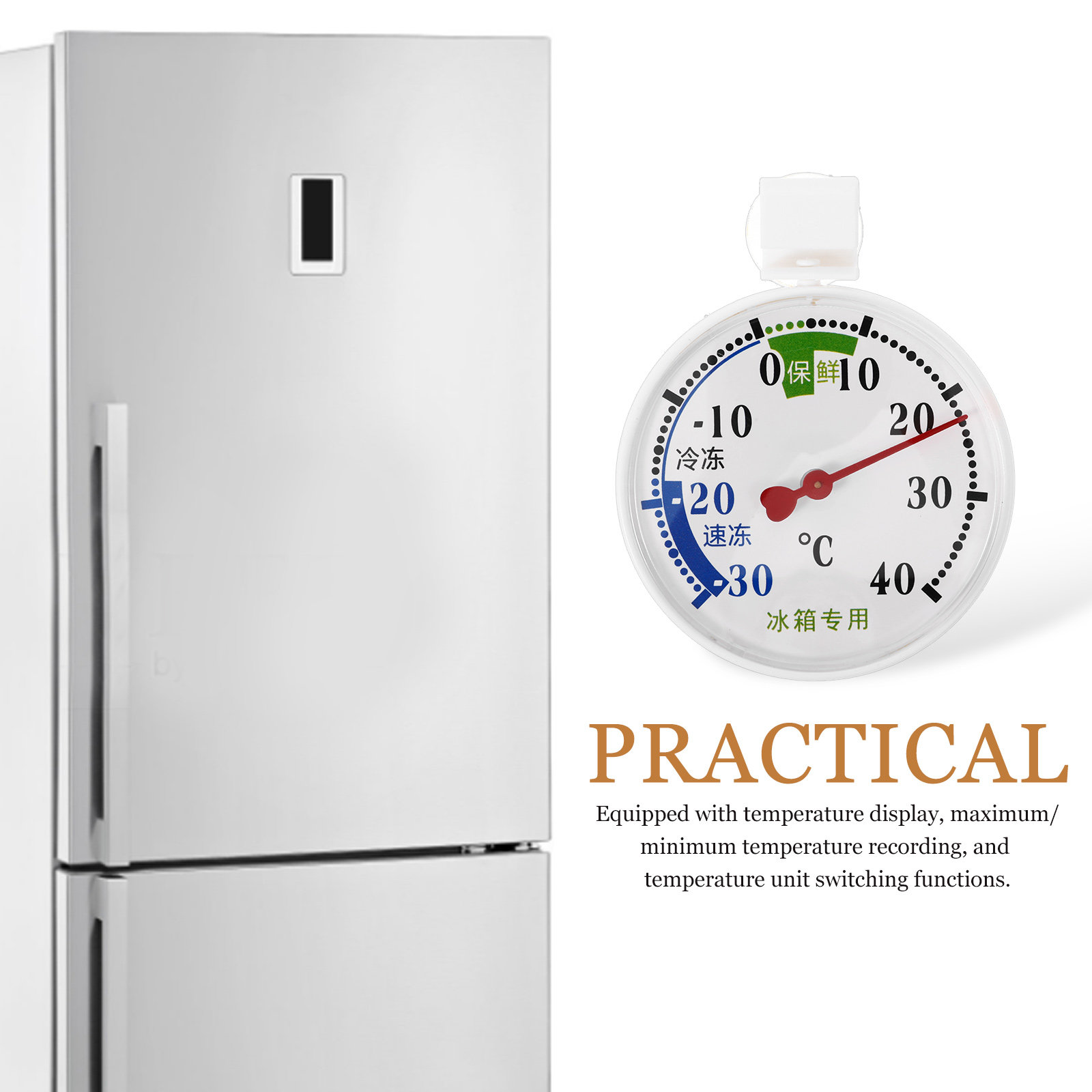 Termometer Suhu Tinggi-Rendah  - Food Storage Safety ulasan dan harga