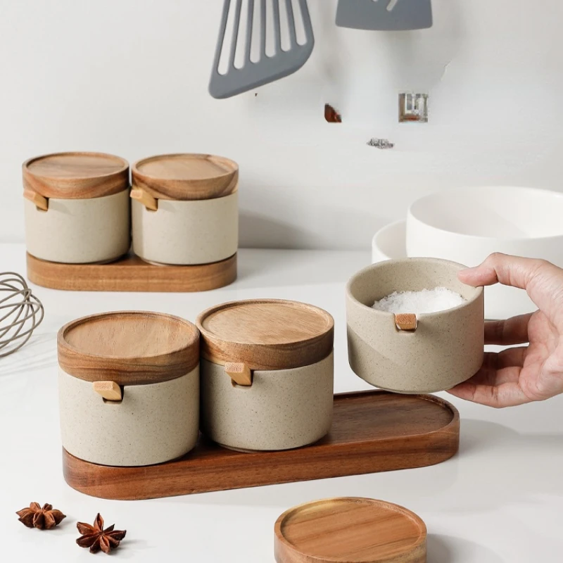 Modern Keramik Bumbu Jar Set G - Food Storage Containers Xl ulasan dan harga