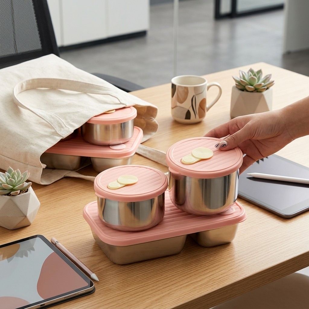 Kotak Makan Siang Anti Karat 3 - Food Storage Safety ulasan dan harga
