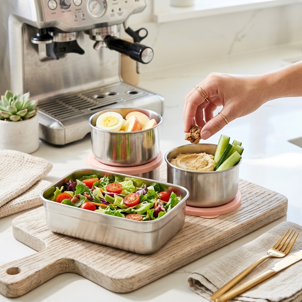 Kotak Makan Siang Anti Karat 3 - Food Storage Safety ulasan dan harga