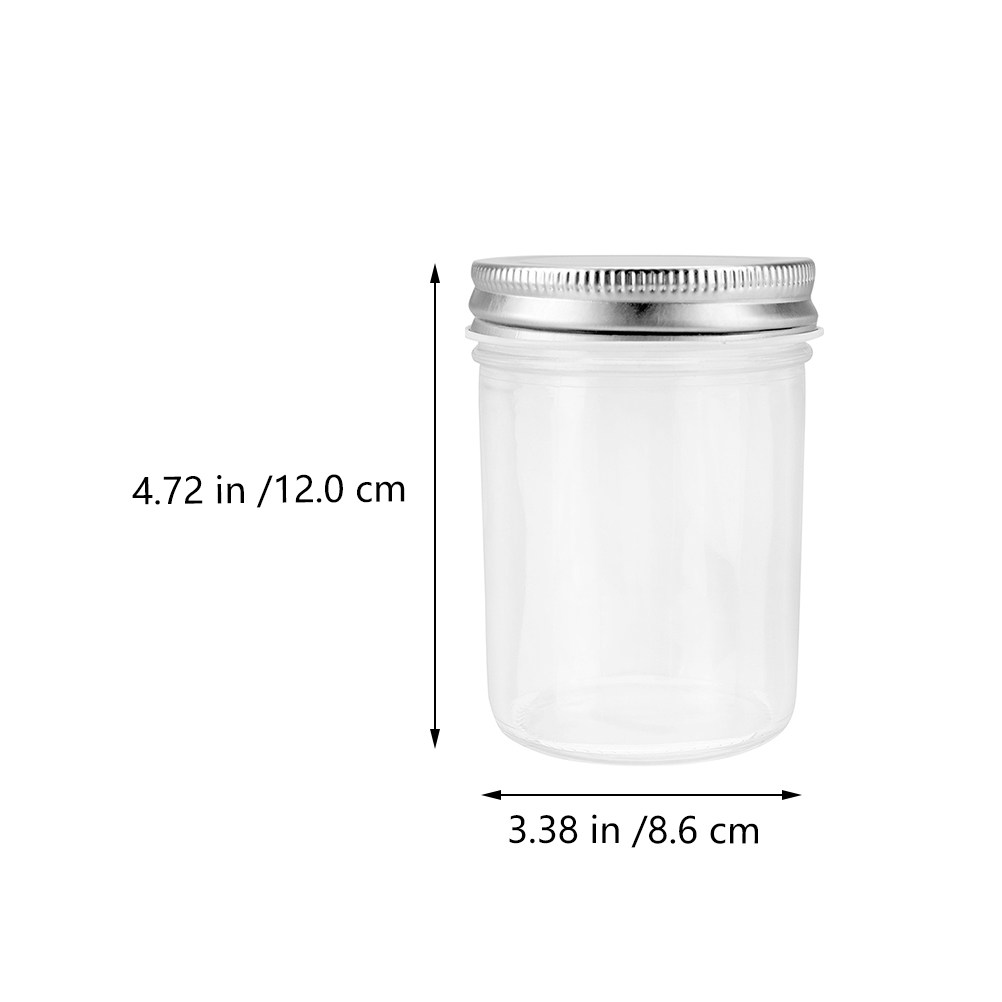 4 Buah Stoples Selai Kaca, Wad - Food Storage Jars Plastic ulasan dan harga