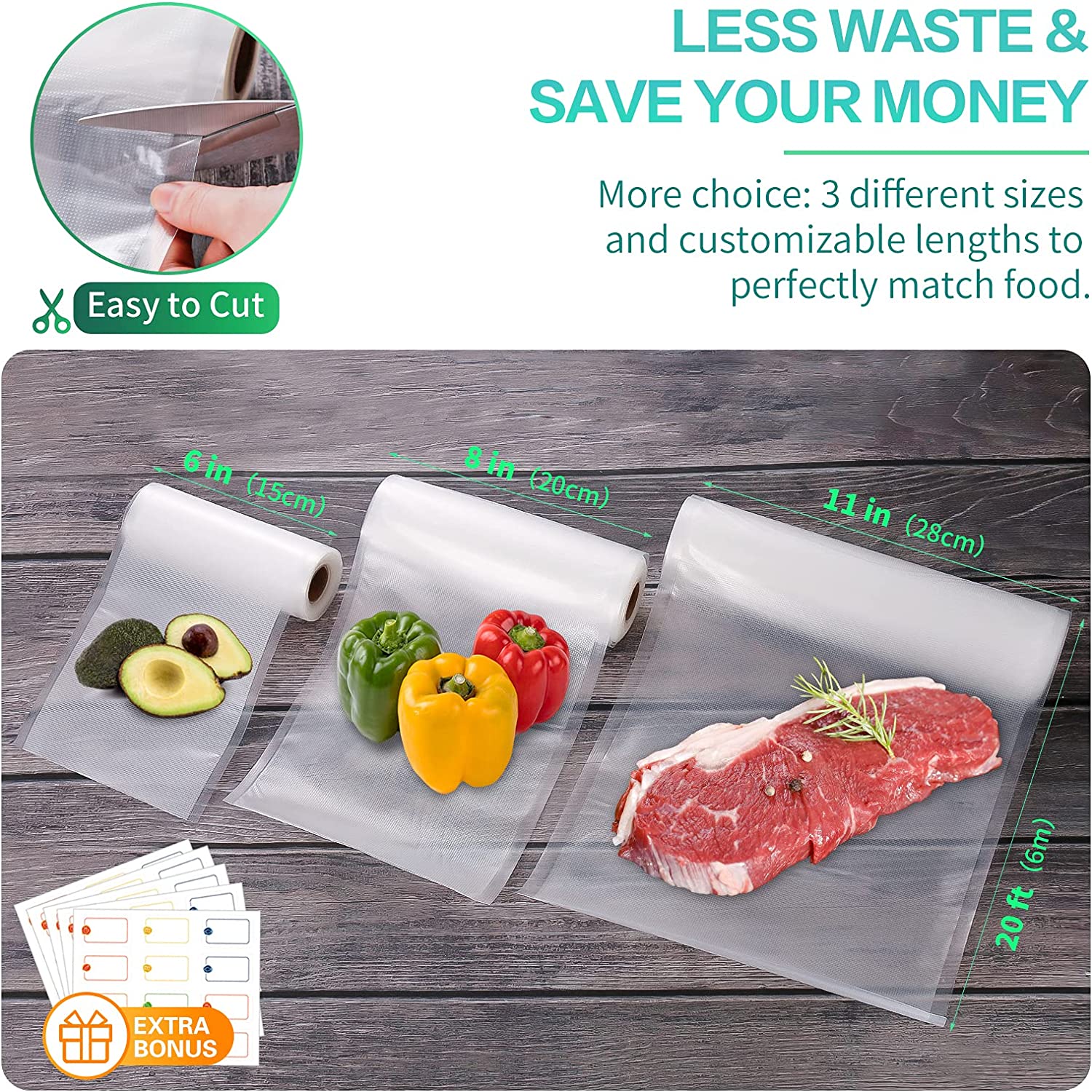 Kantong Dapur Untuk Vakum Maka - Food Storage Bag Organizer ulasan dan harga