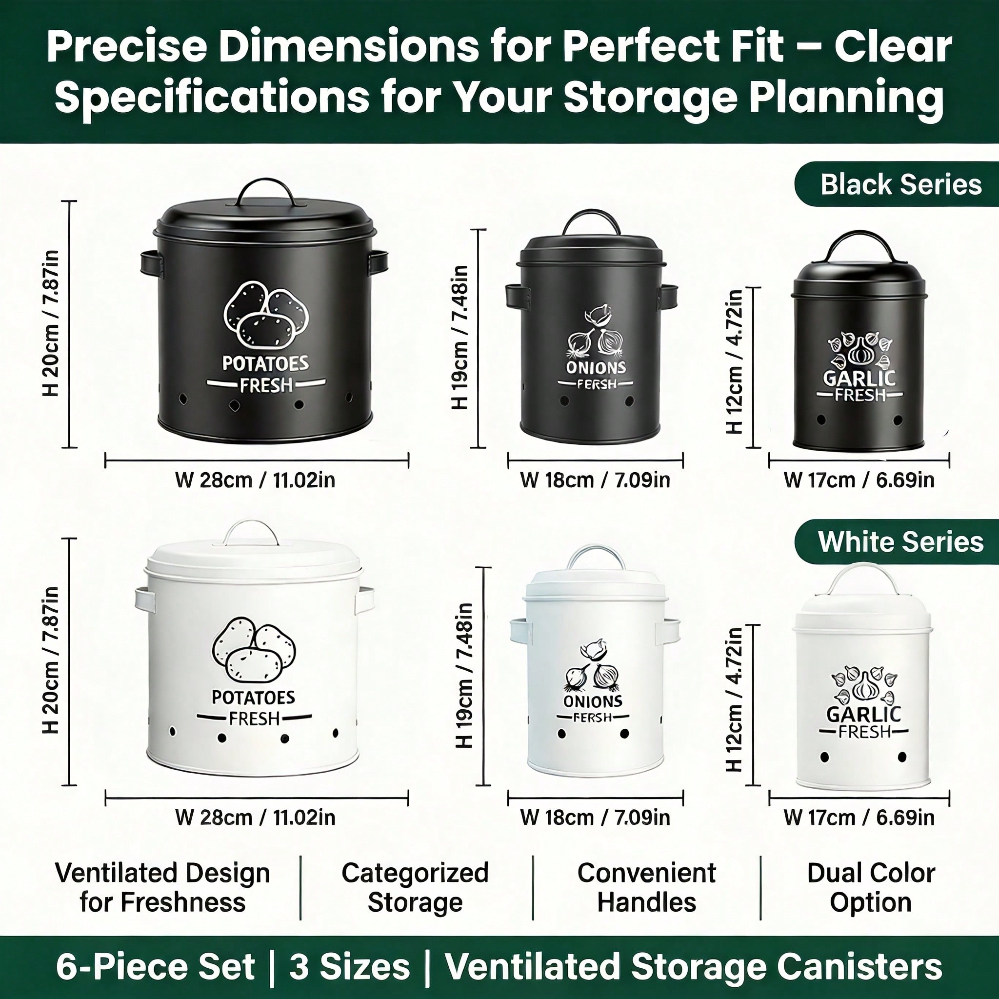 Set Wadah Penyimpanan Kentang, - Food Storage Canister ulasan dan harga