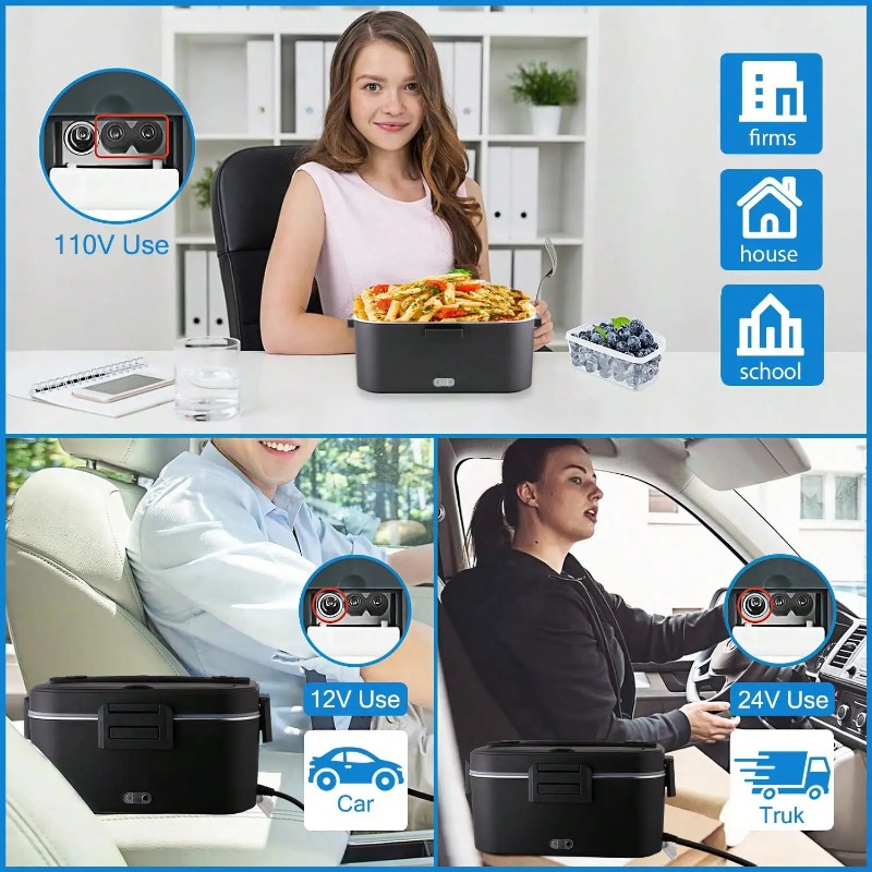 Kotak Makan Listrik Berpemanas - Food Storage Bag Organizer ulasan dan harga
