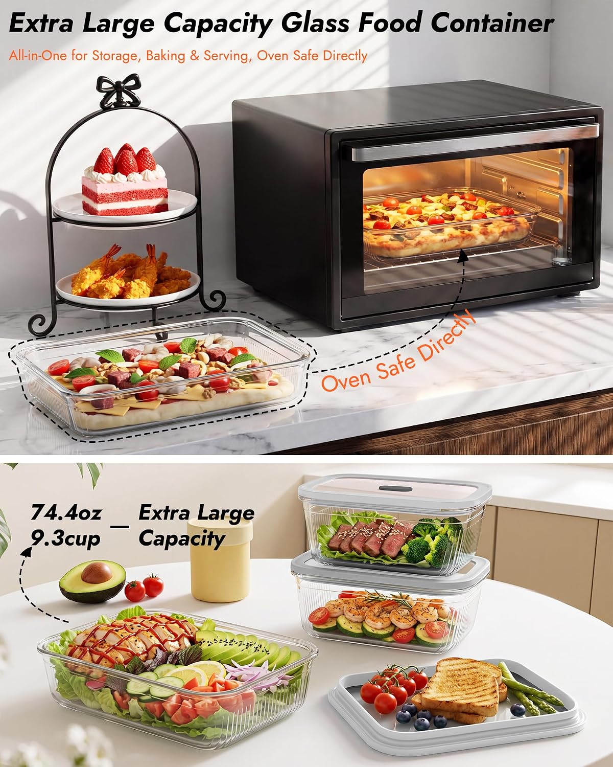 2 Paket Wadah Penyimpanan Maka - Food Storage Meal Prep ulasan dan harga