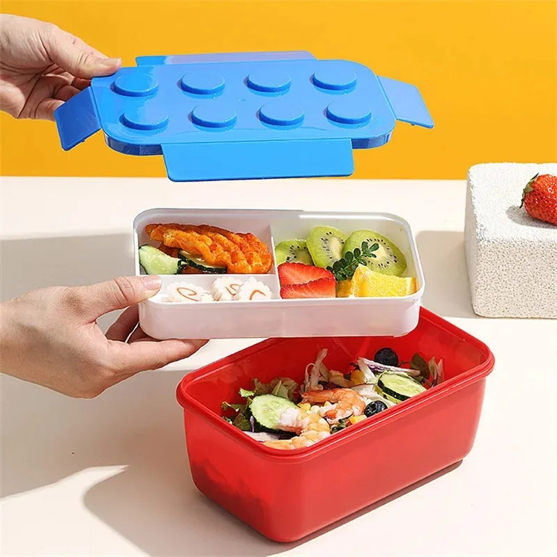 Kotak Makan Siang DIY Blok Ban - Food Storage Building ulasan dan harga