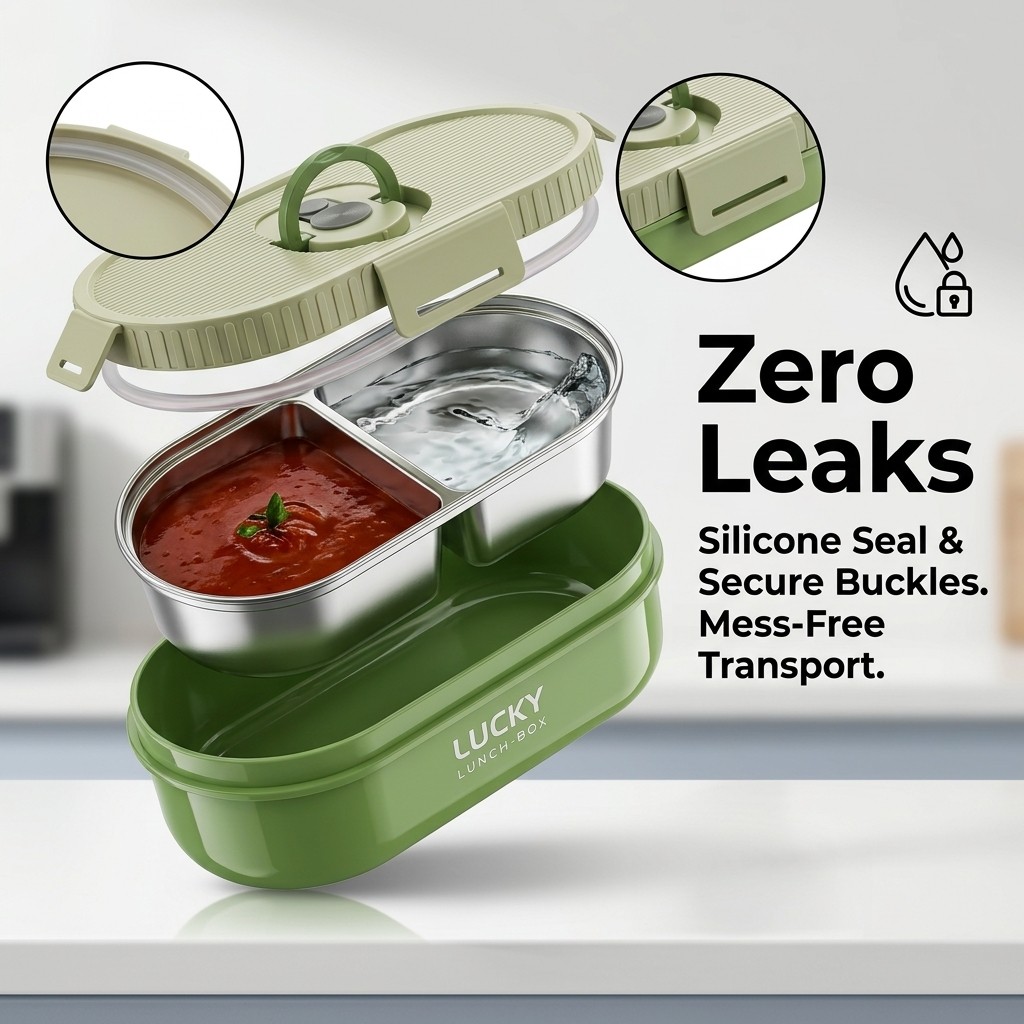 Kotak Makan Bento dari Baja An - Food Storage Safety ulasan dan harga