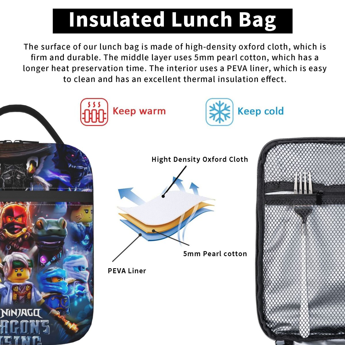 Kotak Makan Siang Dapat Diguna - Food Storage Bag Organizer ulasan dan harga