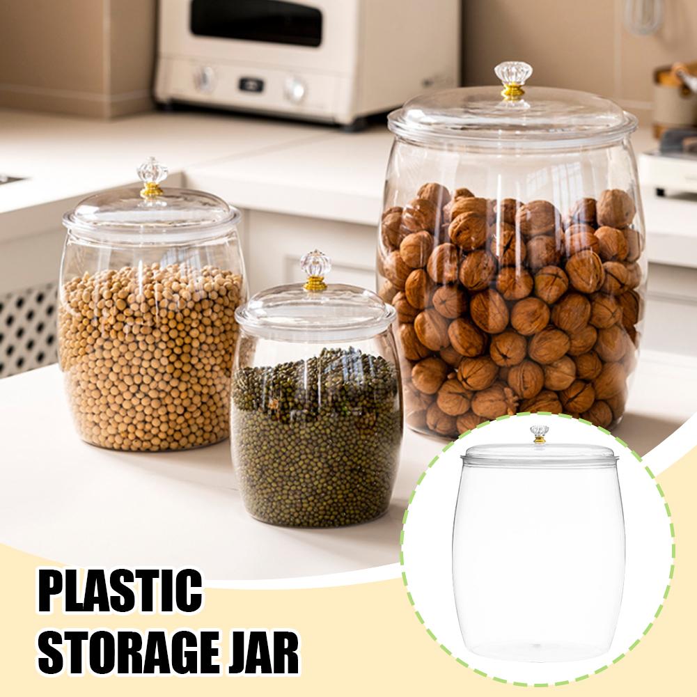 Stoples Plastik Transparan Bes - Food Storage Jars Plastic ulasan dan harga