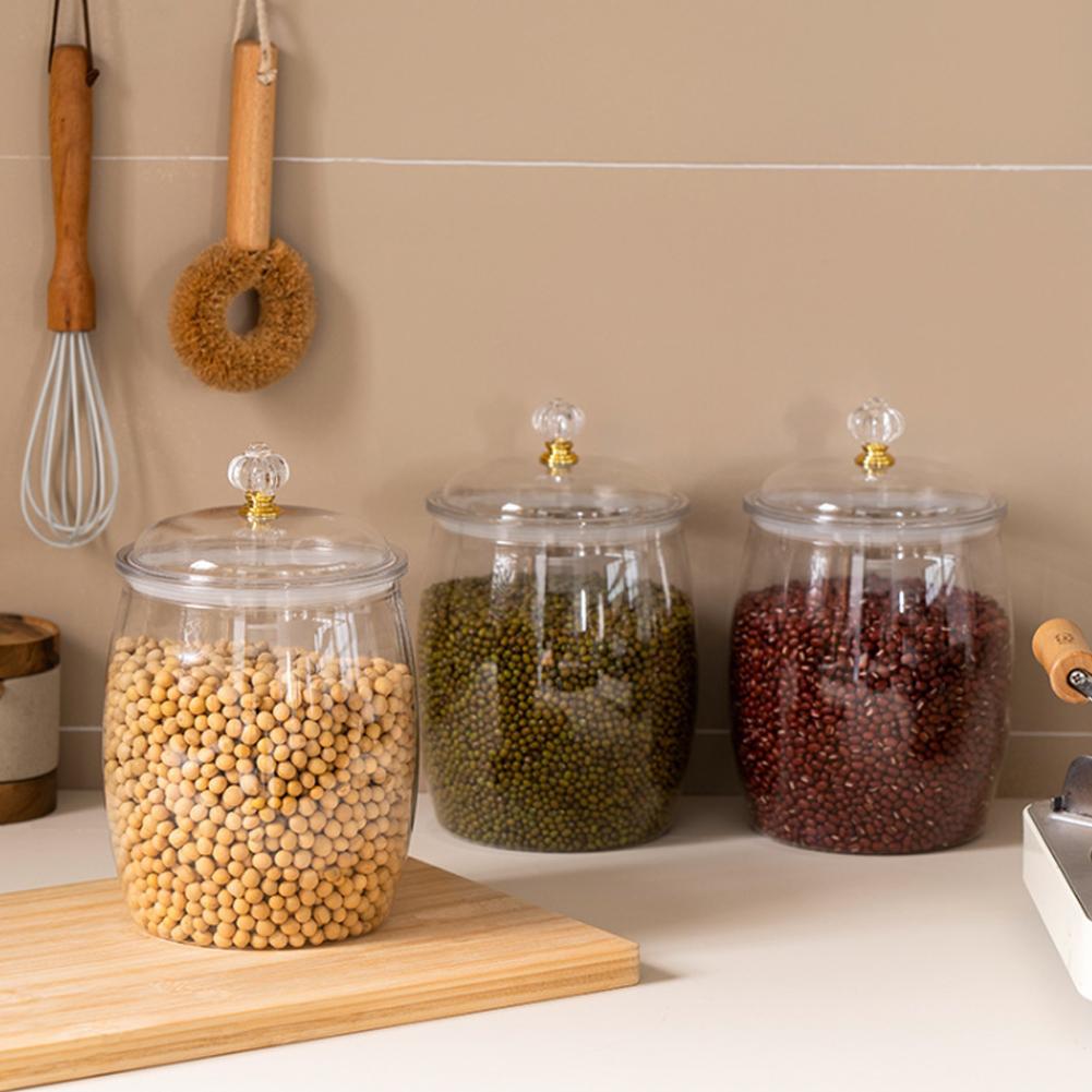 Stoples Plastik Transparan Bes - Food Storage Jars Plastic ulasan dan harga