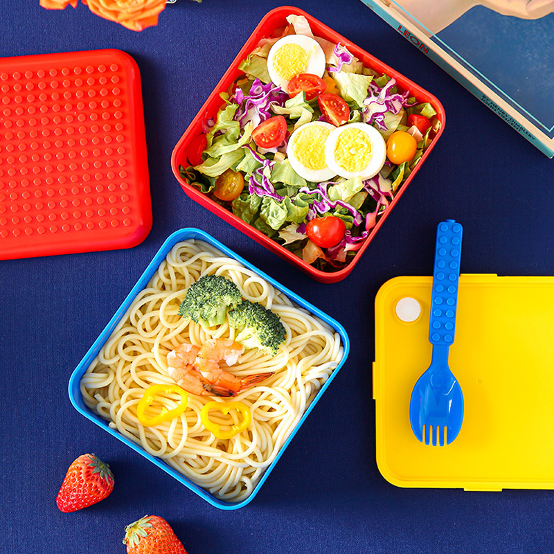 Kotak Makan Siang Bento Lucu T - Food Storage Building ulasan dan harga
