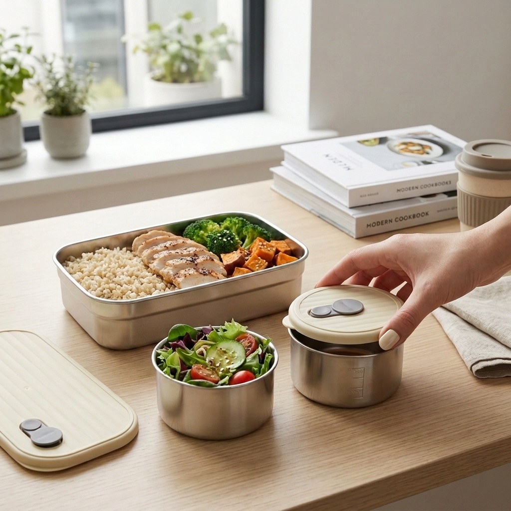 Kotak Bento dari Baja Anti Kar - Food Storage Safety ulasan dan harga