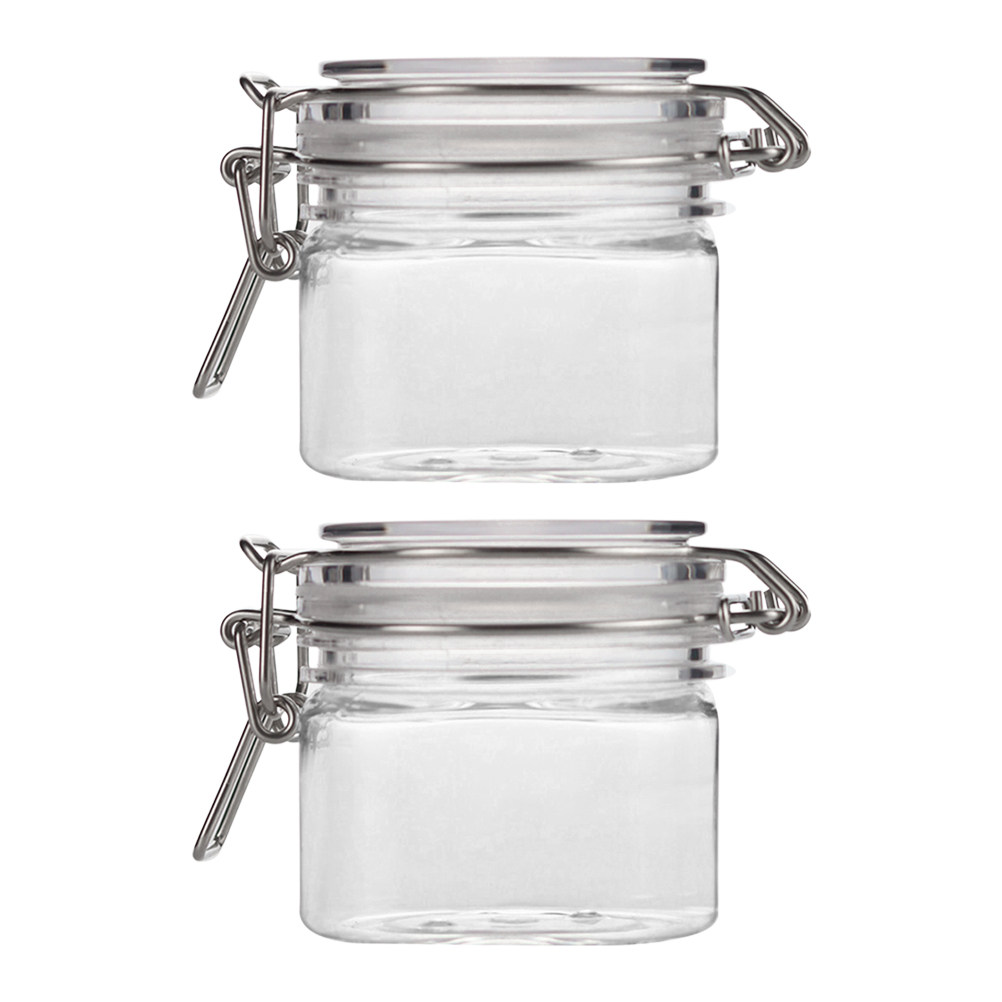 2 Buah Stoples Penyimpanan Ter - Food Storage Jars Plastic ulasan dan harga