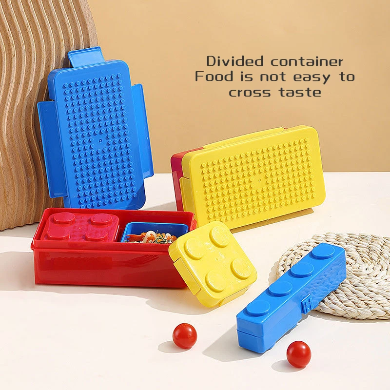 Kotak makan siang blok banguna - Food Storage Building ulasan dan harga