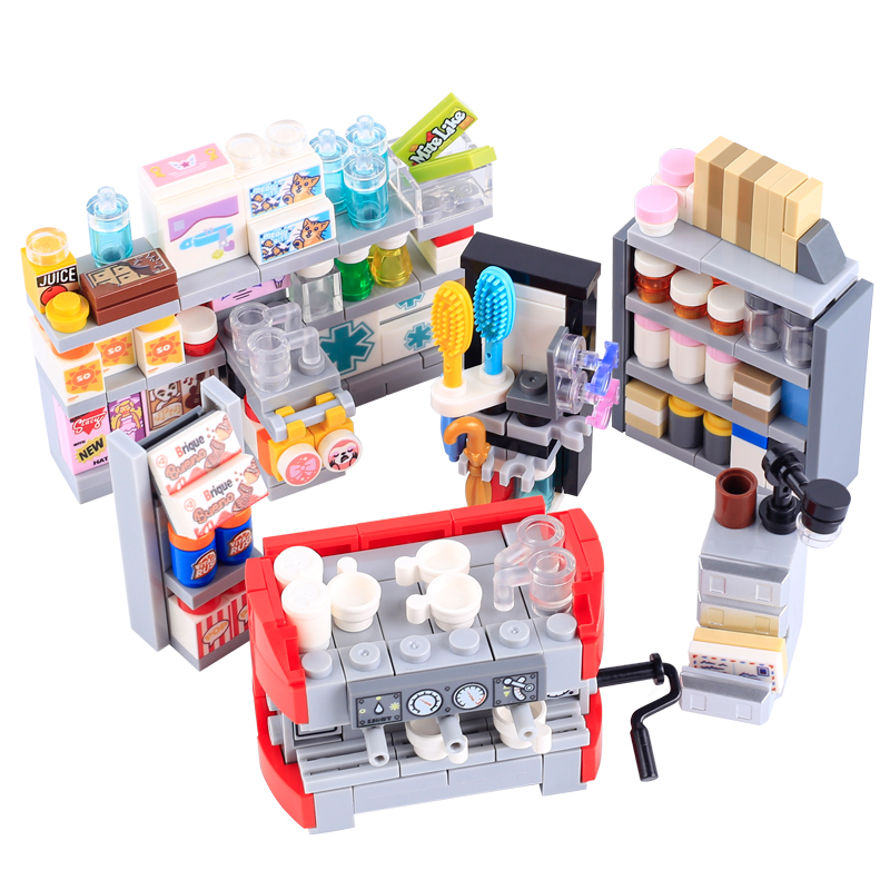MOC City Street View Supermark - Food Storage Building ulasan dan harga