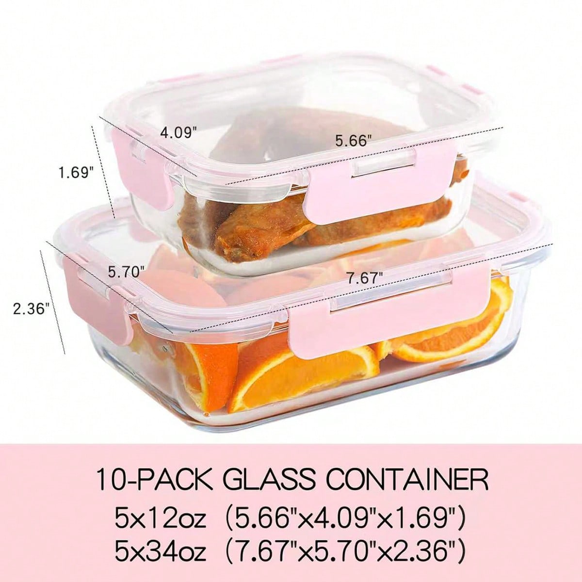 10 Wadah Makanan Kaca, Wadah P - Food Storage Meal Prep ulasan dan harga
