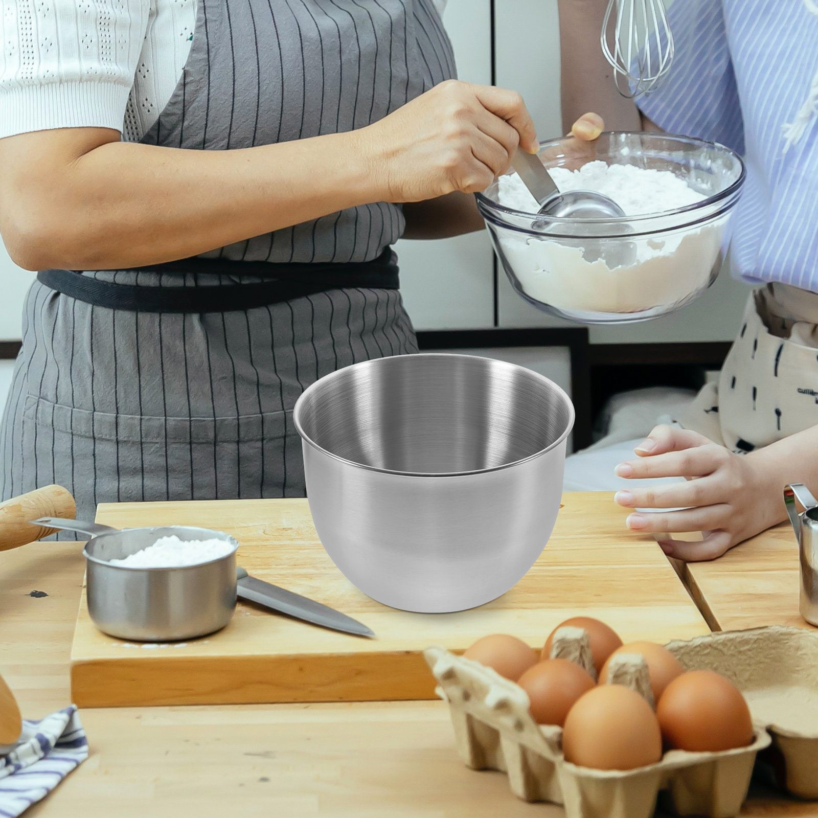 Mangkuk Pencampur Stainless St - Food Storage Meal Prep ulasan dan harga