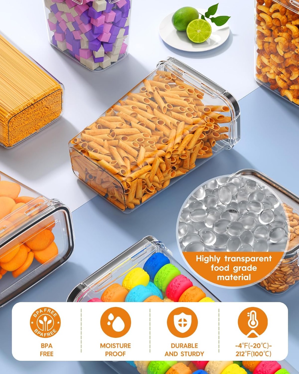24 PCS Wadah Penyimpanan Makan - Food Storage Canister ulasan dan harga